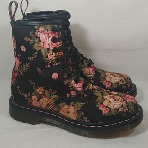 DOC MARTENS 11821 Women's Boots with Floral Print